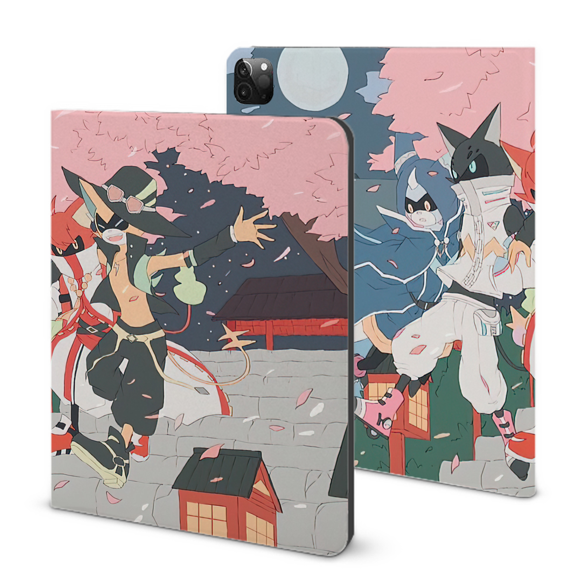 （画像用） 妖怪ウォッチ Yo-kai Watch IPadケース ペンホルダー付き ブックスタイルデザイン